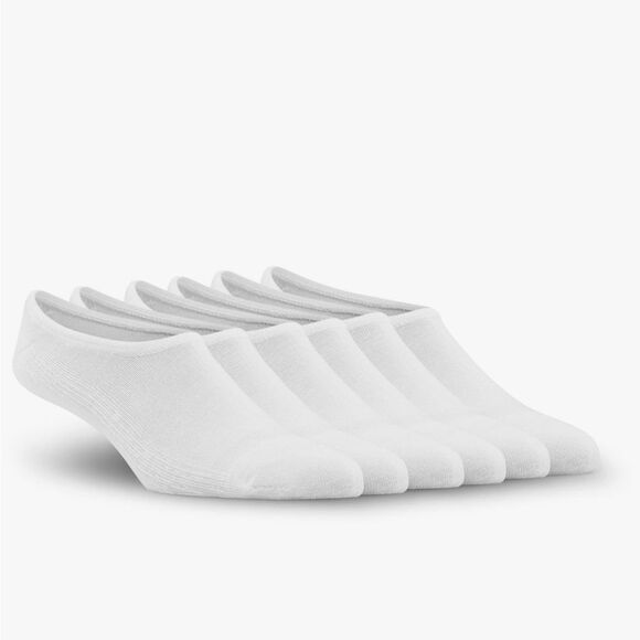 Converse Half Cushion Ultra Low 6-PK Socks- White - Picture 2 of 8